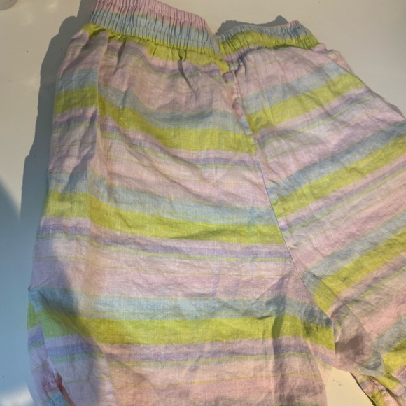 Frankie’s Bikinis Lou High Waisted Stripe Shorts Summer Stripe Sz Small - Picture 8 of 14